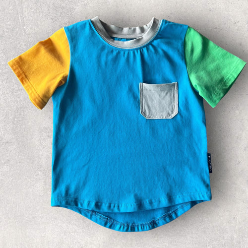 Short Sleeve Pocket Shirt- Glacier Bay