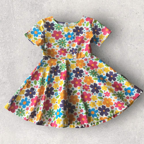 Short Sleeve Dress- Lou Lou Blooms